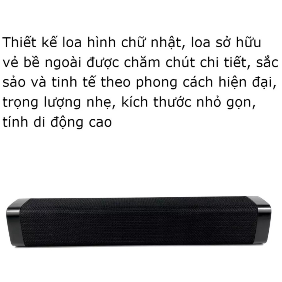 Hàng Mới VềLoa bluetooth IK-22, Loa Thanh Kiểu dáng dài âm thanh cực hay có khe cắm thẻ nhớ Usb [Bảo Hành 12 Tháng]