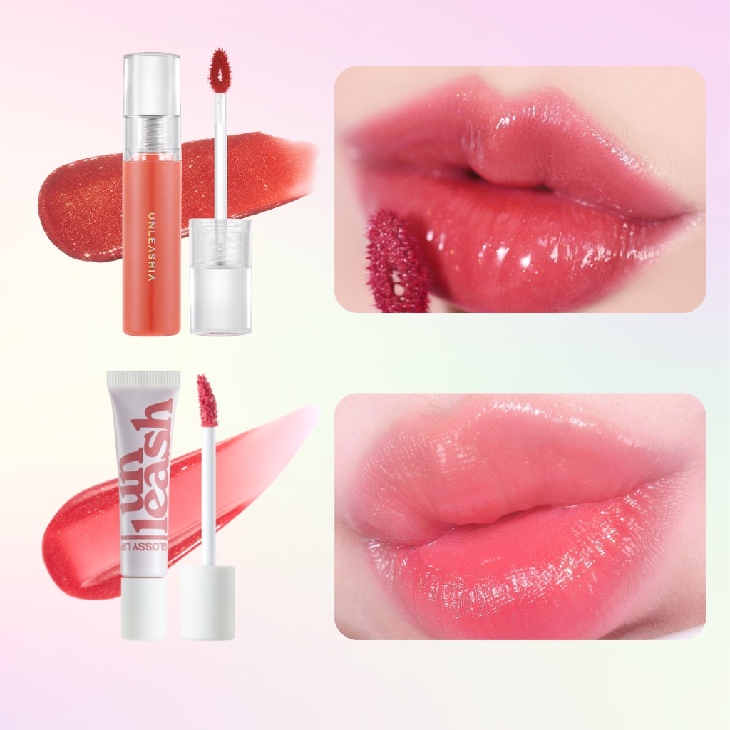 Son Tint nhũ UNLEASHIA cho đôi môi mềm mịn, căng bóng, lấp lánh 7.6g