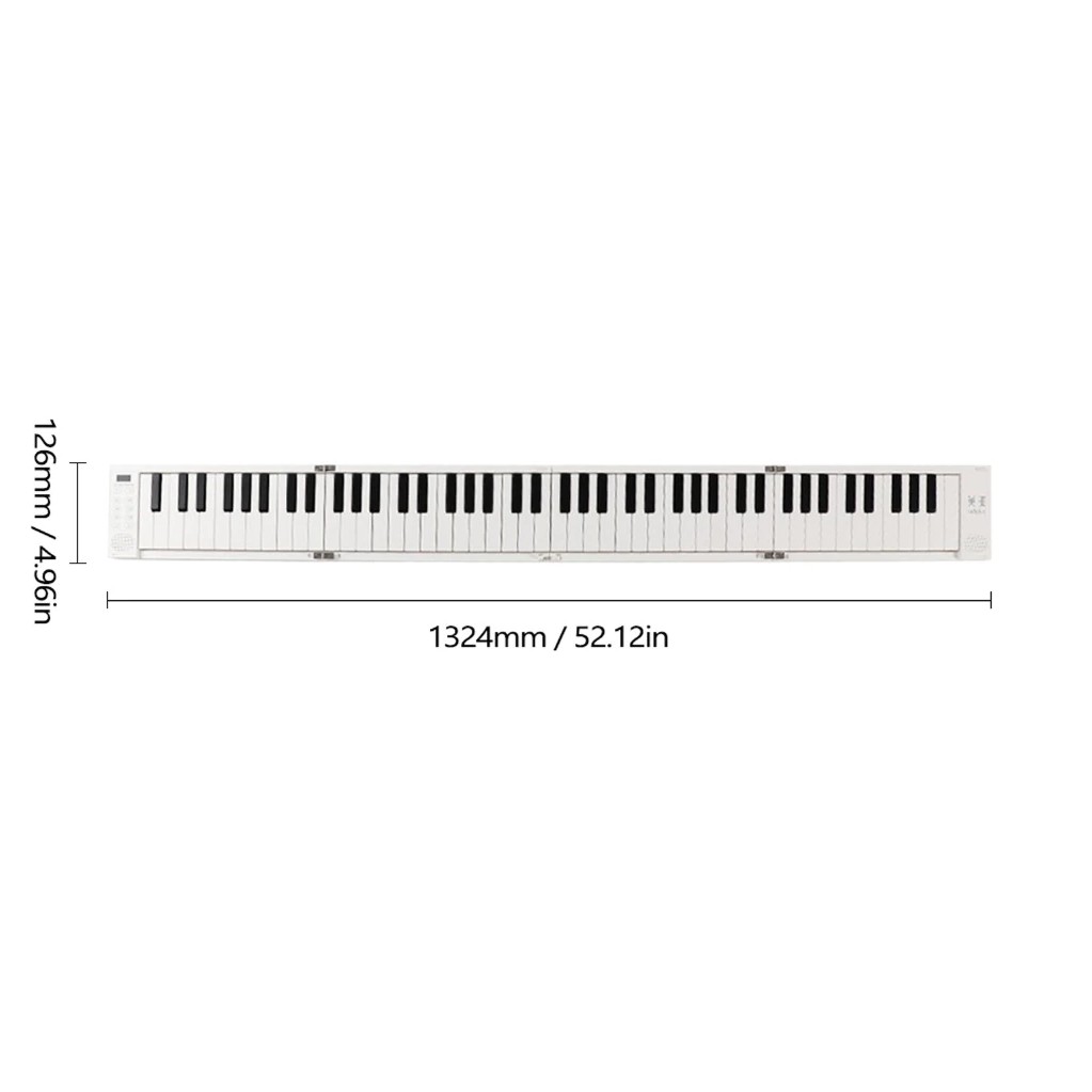 Đàn Piano 88 Phím Gấp Gọn Tích Hợp Bàn Đạp Chuyên Nghiệp