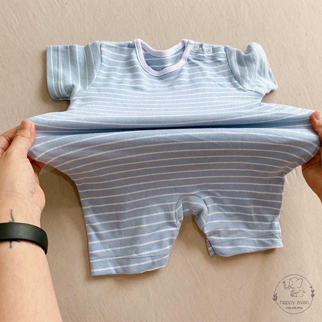 🅷.🄴🅅🄰🄽 Body đùi xuất dư xịn George, 100% cotton mềm mịn chất xịn, nút bấm giấu khéo léo