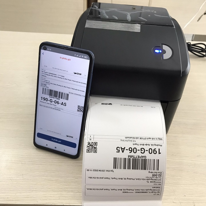 Máy In XP420B In Đơn Hàng TMDT Từ Điện Thoại Và Các Loại Tem Nhãn - Hỗ Trợ Các Win Và M.ac