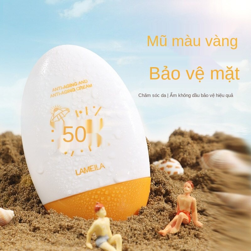 Kem Chống Nắng Dưỡng Da Lameila SPF 50 Có Nắp Trong Suốt Bảo Vệ Và Tái Tạo Da, Chống Lão Hóa