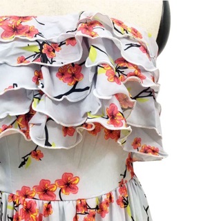 Đầm maxi bèo cúp ngực