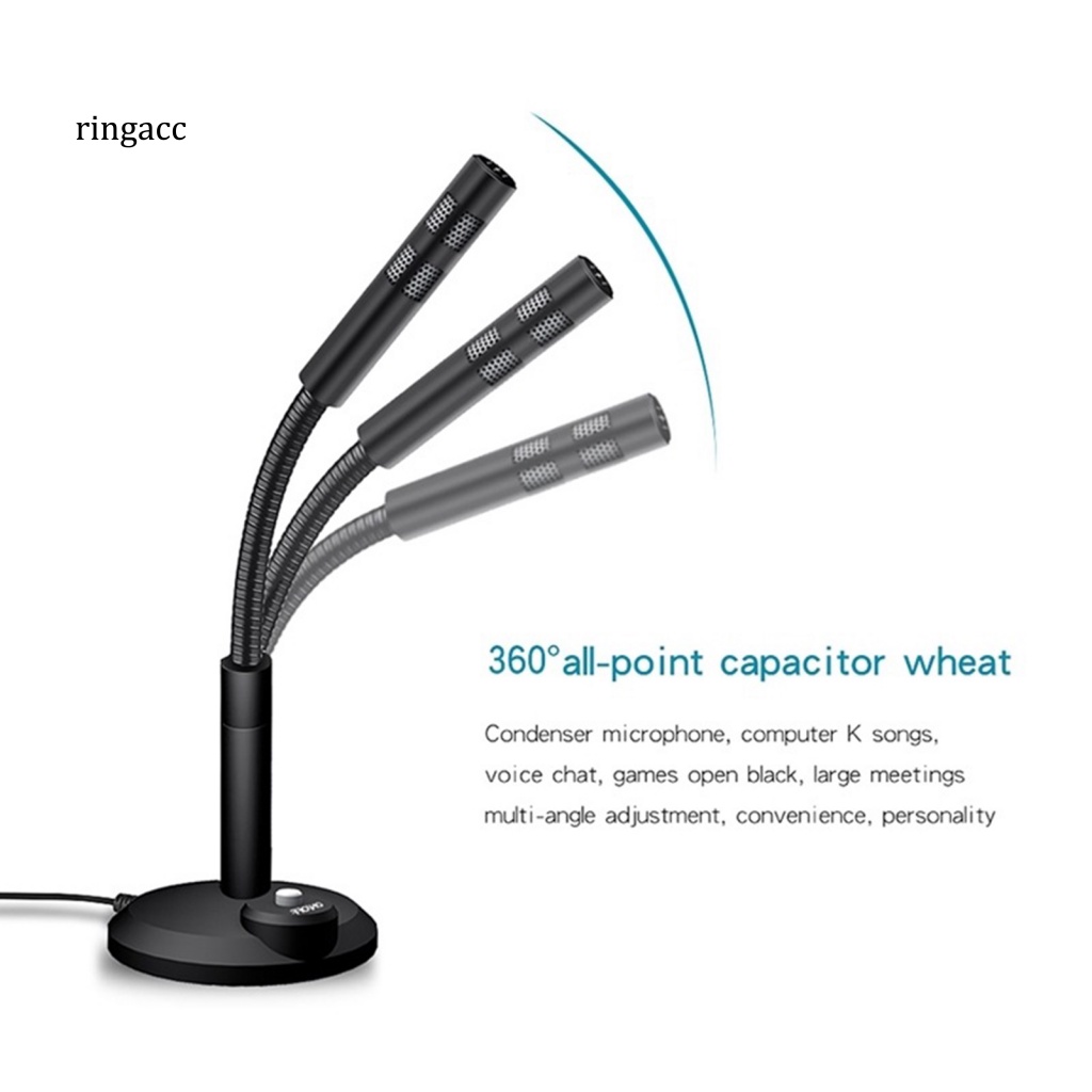 Micro Xoay 360 Độ Kết Nối Với Điện Thoại Máy Tính PC Laptop