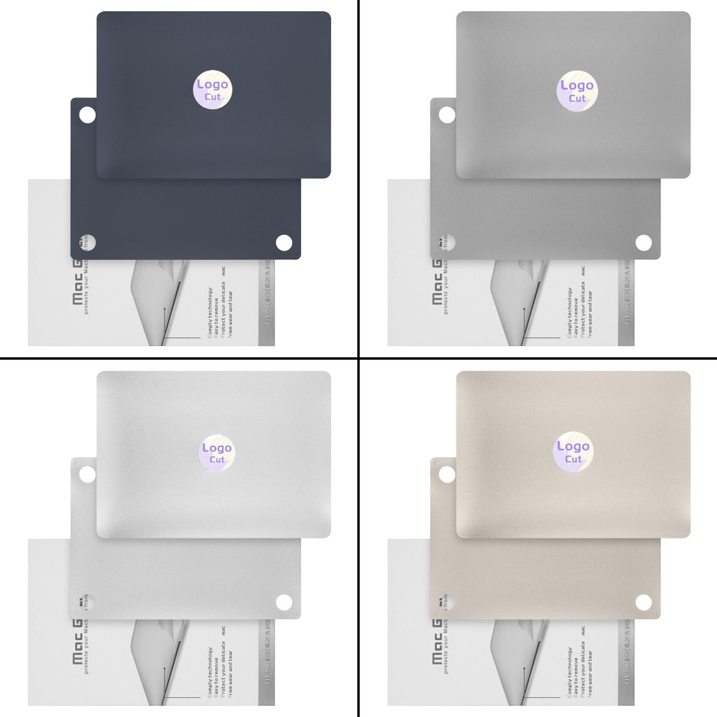 Miếng Dán Bảo Vệ Toàn Thân Cho macbook air 13.6inch A2681 2022 Pro13 A2338 Pro14 A2442 Pro13 A2289 A2251 A1708 A1989 A2159 A1466 A1369
