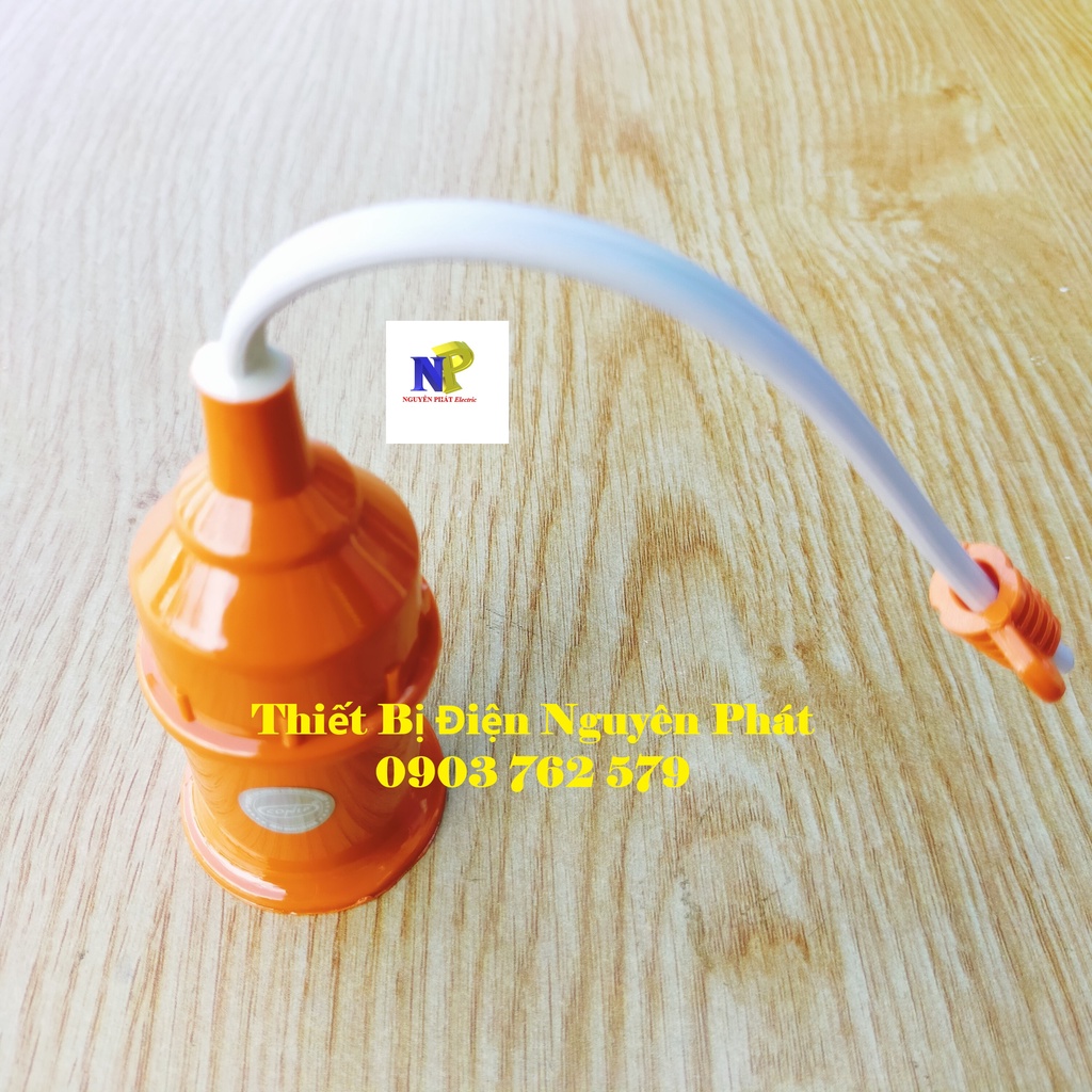 Đuôi Đèn Kín Nước Màu Xám E27  Cao Cấp