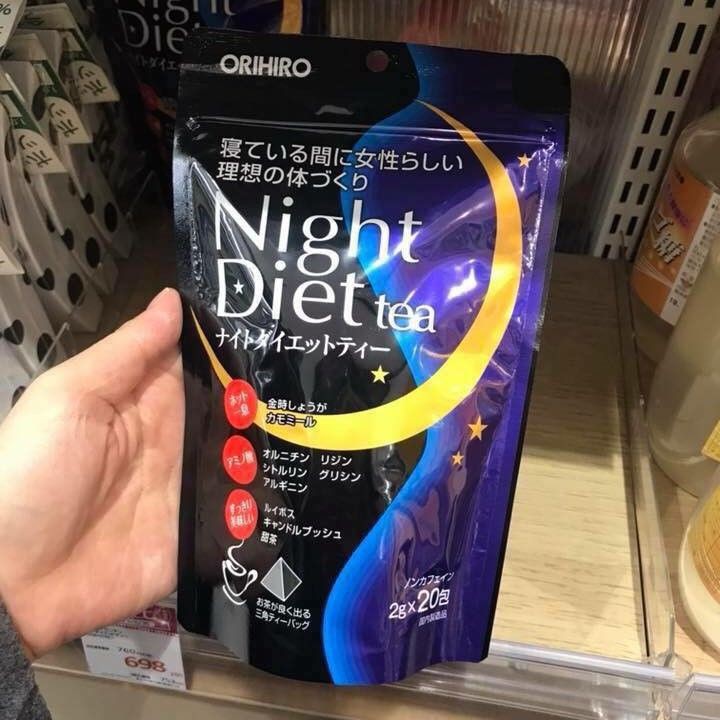 Trà Giảm Cân Đêm Night Diet Tea Orihiro Nhật Bản - HÀNG CHUẨN AUTH