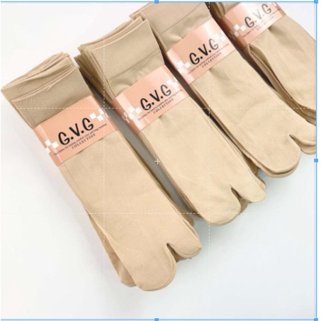 Set 10 ĐÔI TẤT XỎ NGÓN GVG CHỐNG NẮNG, Tất Cổ Cao Da Chân Vải cotton dày dặn, mềm mịn cực êm chân