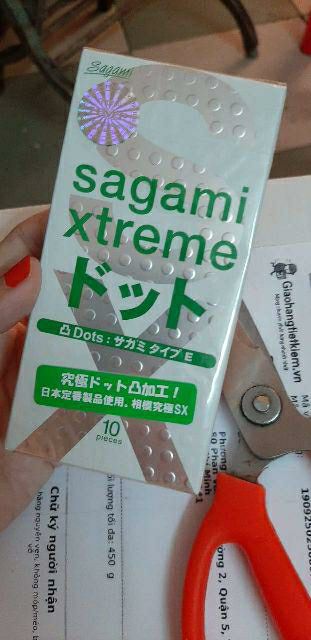 Bao cao su gân gai sagami extreme