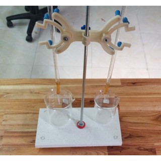 Bộ giá đỡ buret chân giá bằng đá