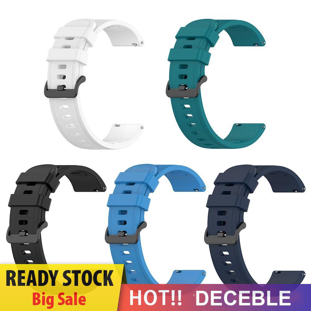 Deceble 20mm Silicone Watchband Wrist Strap for Amazfit GTR 42mm/GTS/BIP/BIP Lite