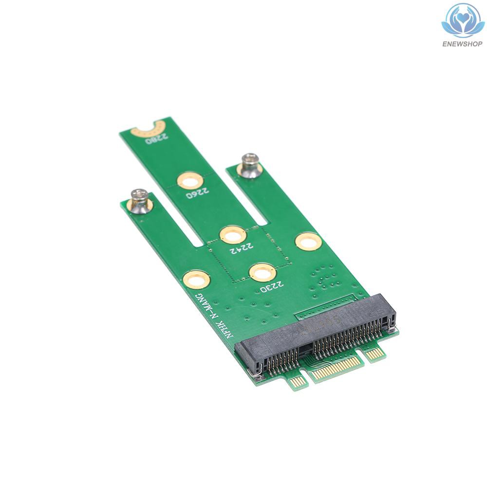 【enew】MSATA to NGFF Adapter Card Motherboard SATA to M.2 NGFF MSSD Converter