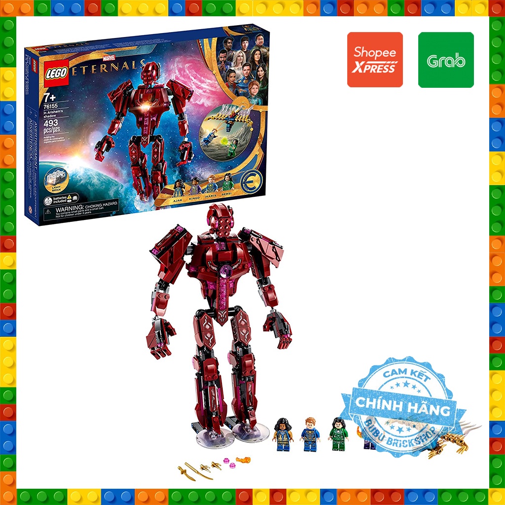 Lego Super Heroes Eternals 76155 - In Arishem’s Shadow - Bộ xếp hình Lego Trong bóng tối của Arishem