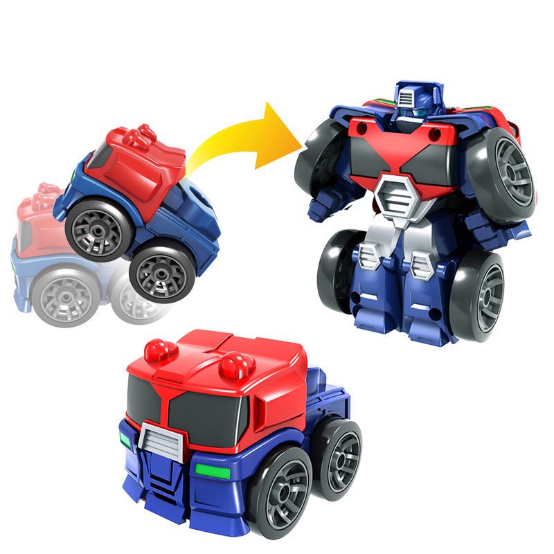 Đồ chơi HYG Toys robot biến hình Optimus Prime phim Transformer vui nhộn