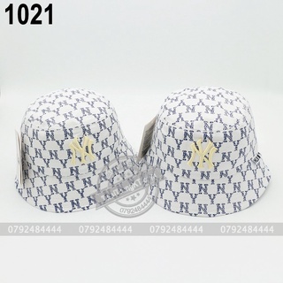 Nón bucket NY Trắng