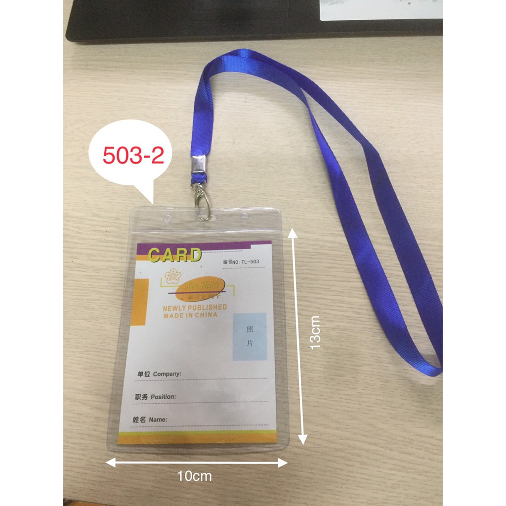 SALE) Bộ thẻ đeo nhân viên,đeo thẻ dọc to 503/504 | Shopee Việt Nam