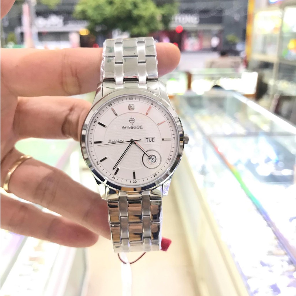 Đồng hồ nam SUNRISE 782SWA Full hộp, thẻ bảo hành chính hãng, Kính Sapphire chống xước và nước tốt | BigBuy360 - bigbuy360.vn