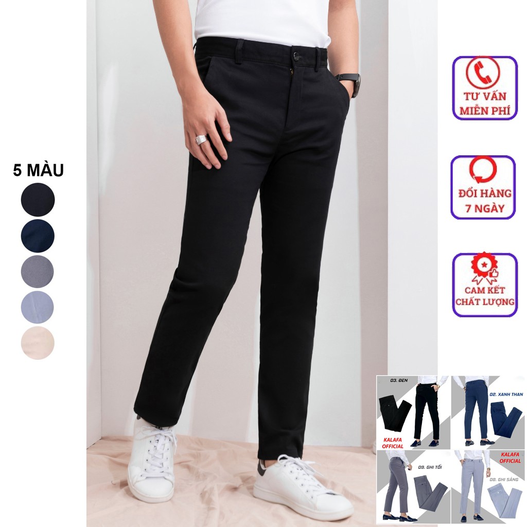 Quần tây nam S89 vải co giãn , ông côn form KOREA