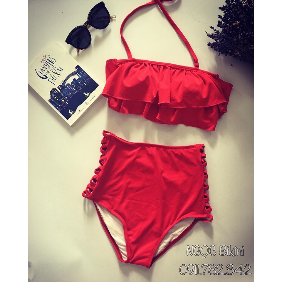 ĐỒ BƠI NỮ Bikini 2 mảnh bèo đen 4 màu ( Ảnh chụp thật) mới nhất | BigBuy360 - bigbuy360.vn