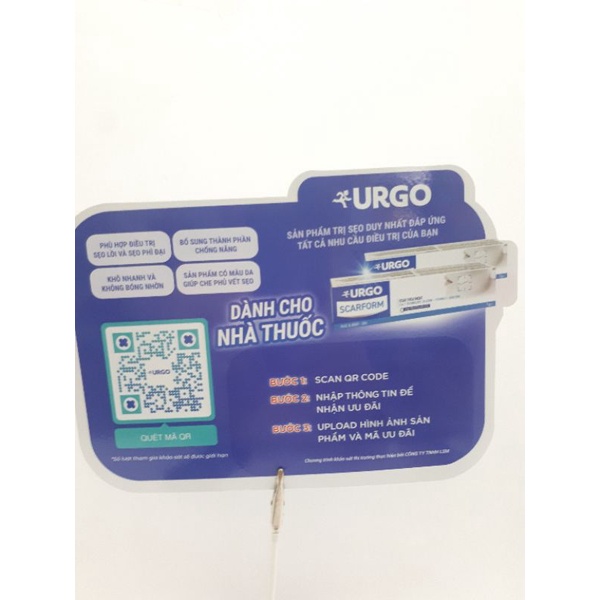 Gel mờ sẹo Urgo Scarfrom: ngừa sẹo nhập khẩu  Pháp