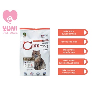 Thức ăn hạt catsrang cho mèo mọi lứa tuổi 1 kg - yuni pet shop