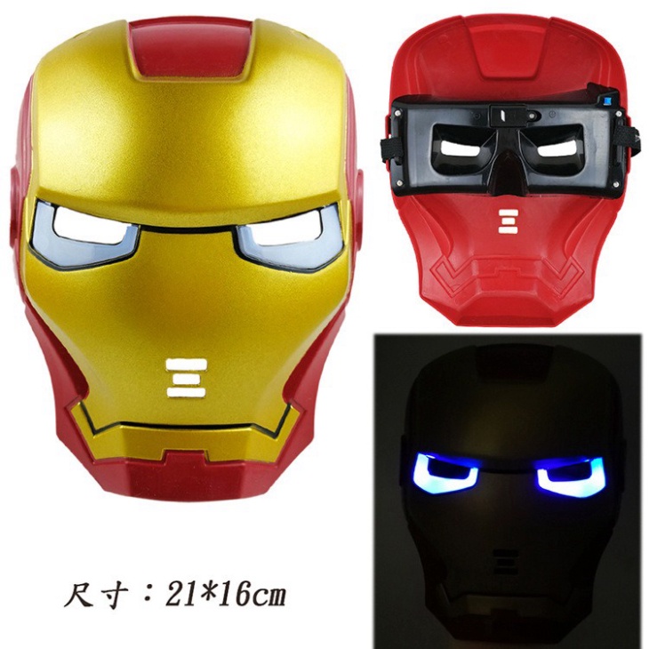 Găng Chưởng Khiên Thủ người sắt bộ áo choàng, kiếm laser ánh sáng,mặt nạ đèn led IRONMAN avengers marvel cho bé