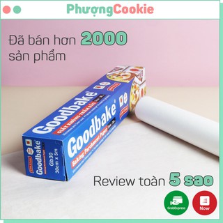 [G02] Giấy nến nướng bánh không thấm dầu Goodbake dùng để lót nướng bánh, dùng tốt cho nồi chiên không dầu S032