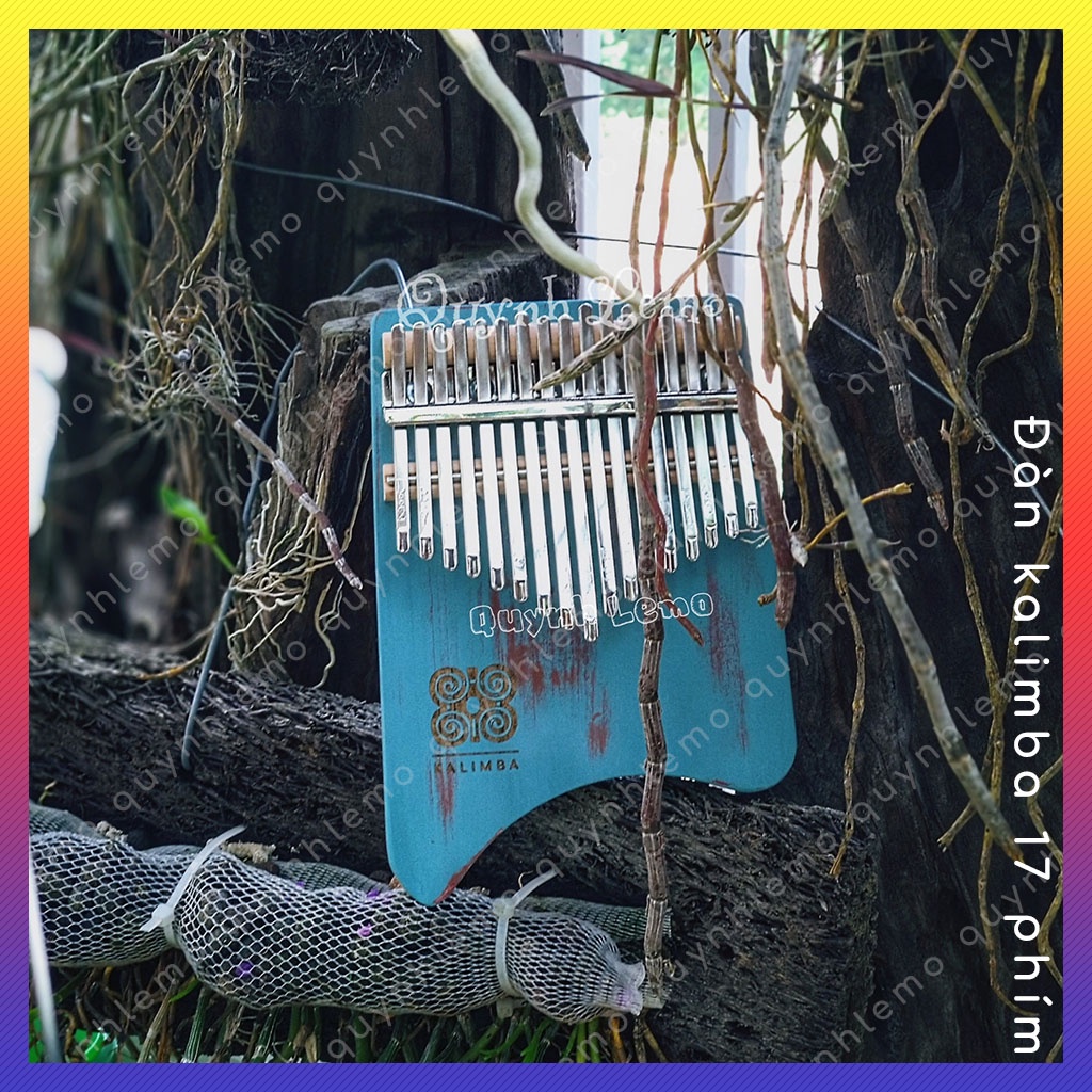 Đàn kalimba 17 phím QUYNHLEMO WILD, Kalimba gỗ tấm, Piano ngón tay cái, phiên bản giới hạn