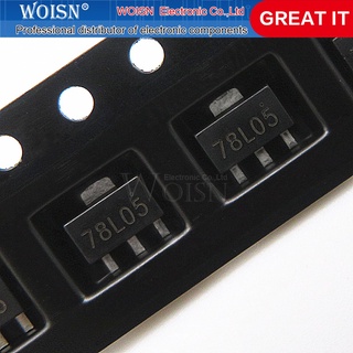 Bộ 10 chip IC 78L05 SOT89 CJ78L05 SOT-89 SOT SMD mới