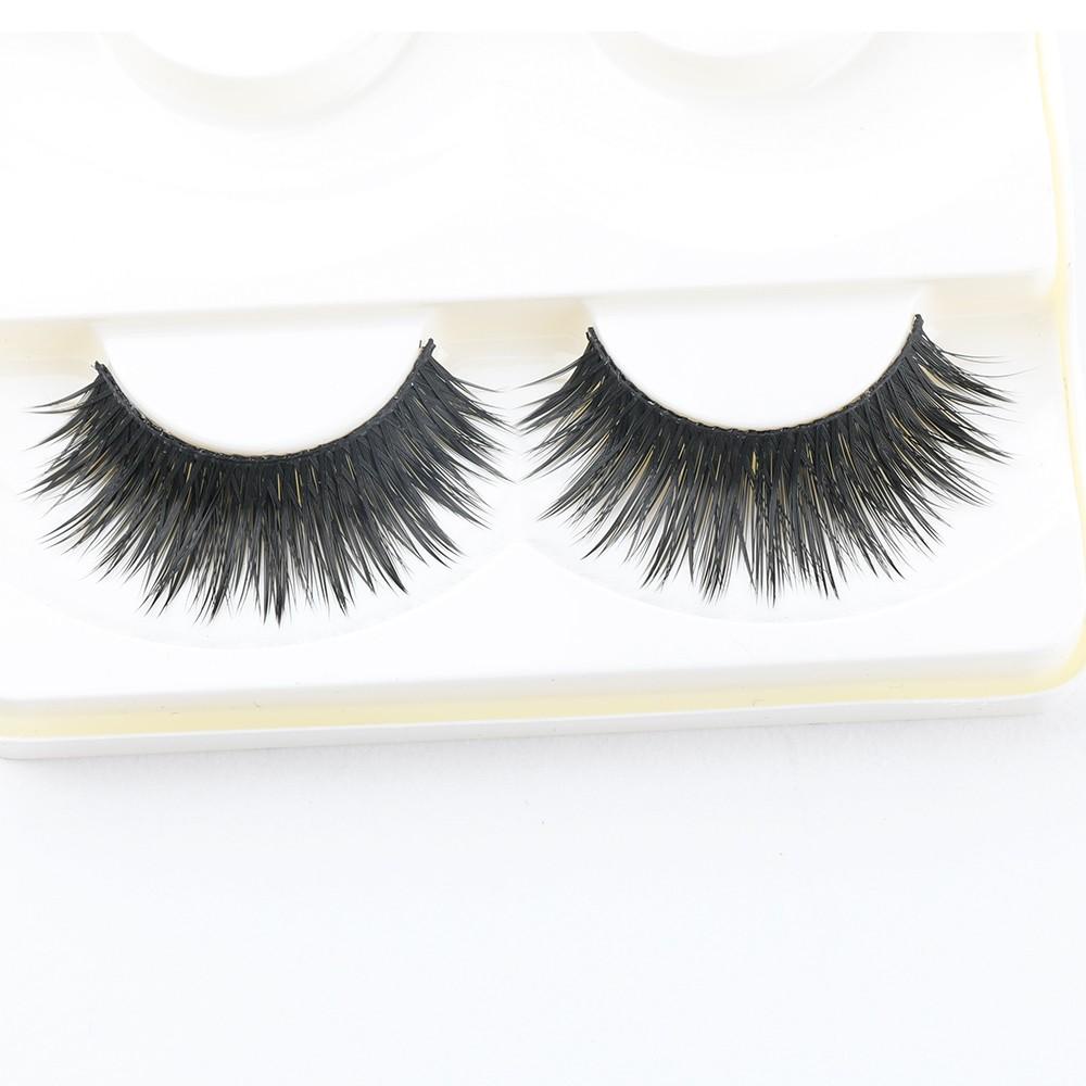 Set 5 Cặp Lông Mi Giả Dày Màu Đen Tự Nhiên