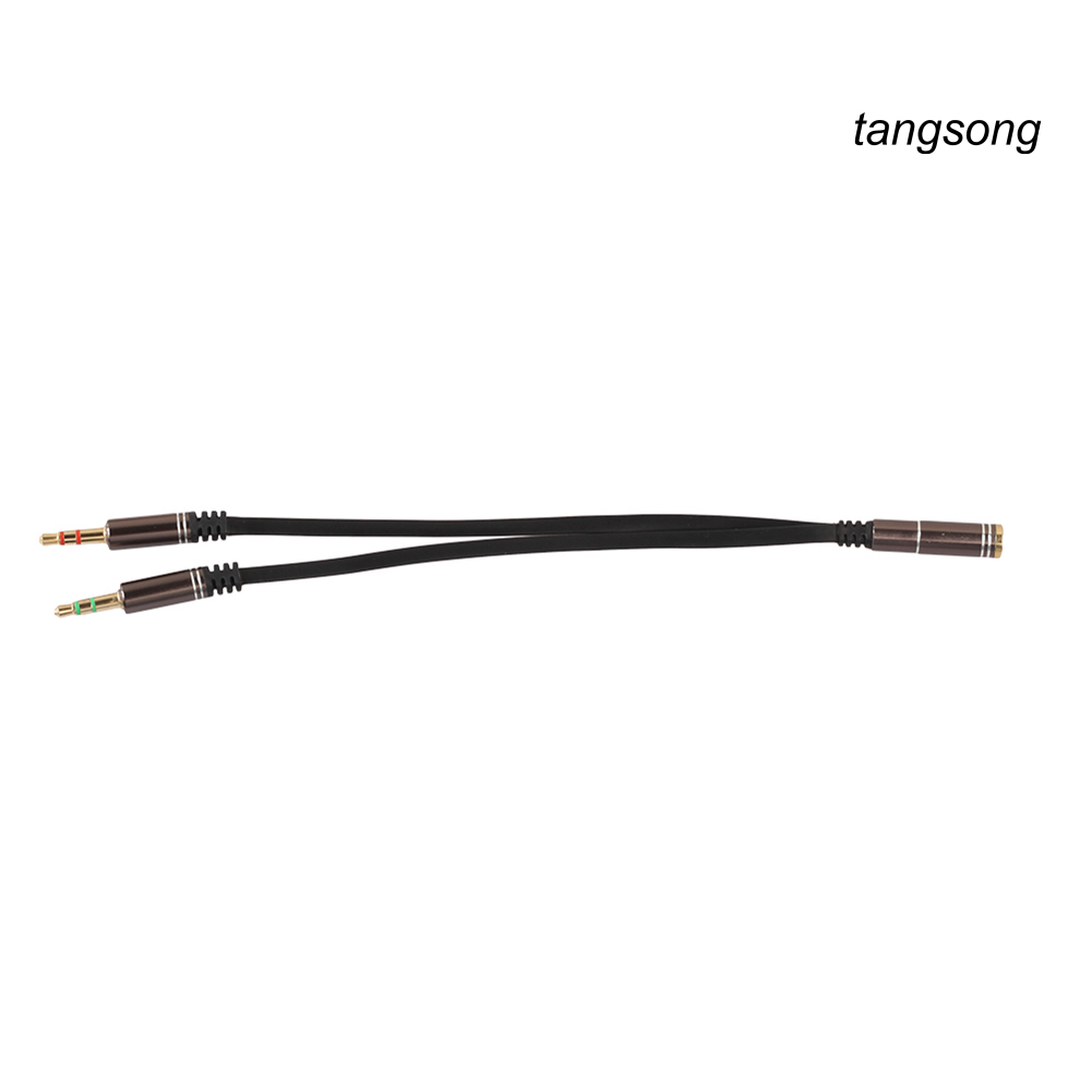 Cáp Chia Âm Thanh Tai Nghe 2 Đầu Dương Sang 1 Đầu Cái Ts-3.5Mm