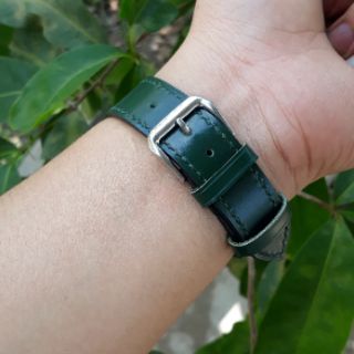 Dây đồng hồ da bò handmade