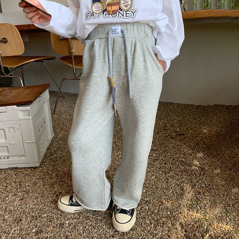 [Hàng Mới Về] Quần Jean Ống Rộng Mỏng Thời Trang Xuân Thu Dễ Phối Đồ Cho Bé Gái