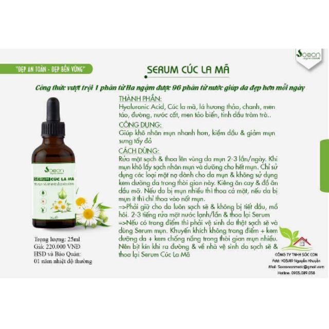 Serum cúc la mã