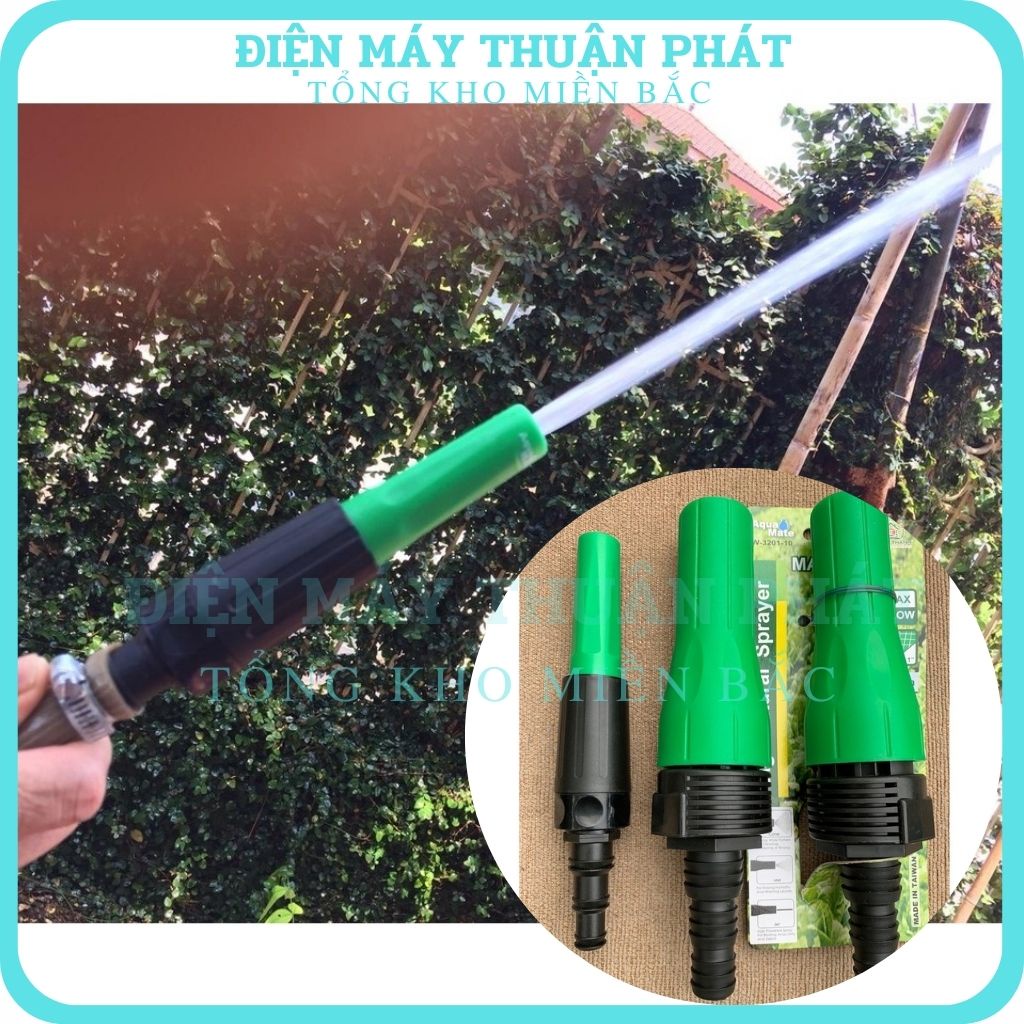 Vòi xịt vệ sinh tăng áp rửa xe máy ô tô tưới cây phun sương thông minh đa năng Aquamate 3201 giá rẻ