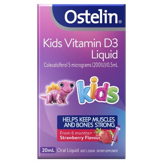 Vitamin d3 ostelin 20ml cho bé yêu