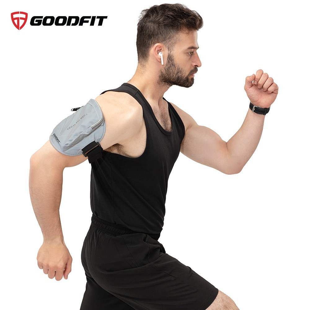 [Mã FASHIONMALLT4 giảm 15% tối đa 30K đơn 150k] Túi đeo điện thoại chạy bộ Armband GoodFit GF201RA