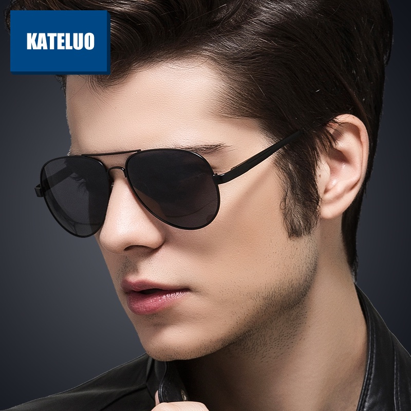 Kính mát KATELUO 1129 phân cực phong cách cổ điển cho nam