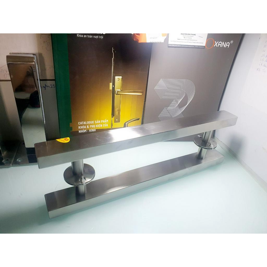 Tay cổng vuông inox #304 & 201  20*40*400mm / Tay nắm cửa sắt inox 304 cao cấp 400mm