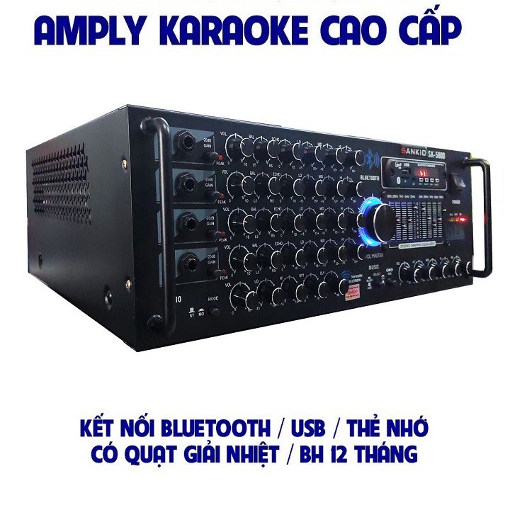 Amply Bluetooth 12 sò đại Toshiba.Japan - Tích hợp Equalizer Sankio SK-5800