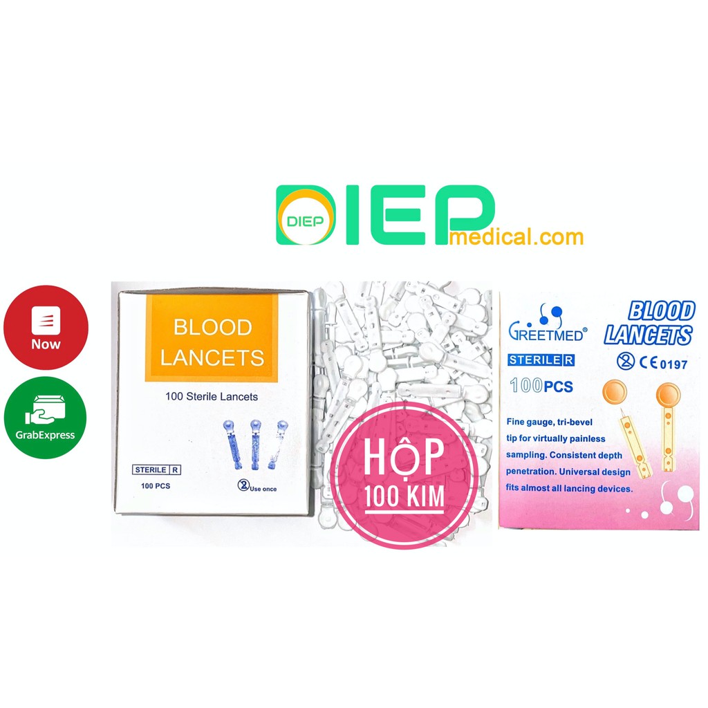 ✅ BLOOD LANCET DẸP - Kim lấy máu dùng cho bút thử đường Accu-chek Softclix