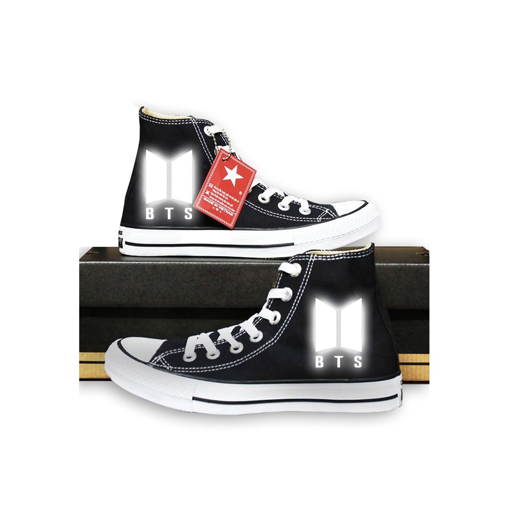 giày BTS Phản quang 💟 FREESHIP 💟 giày bts in theo yêu cầu cho army