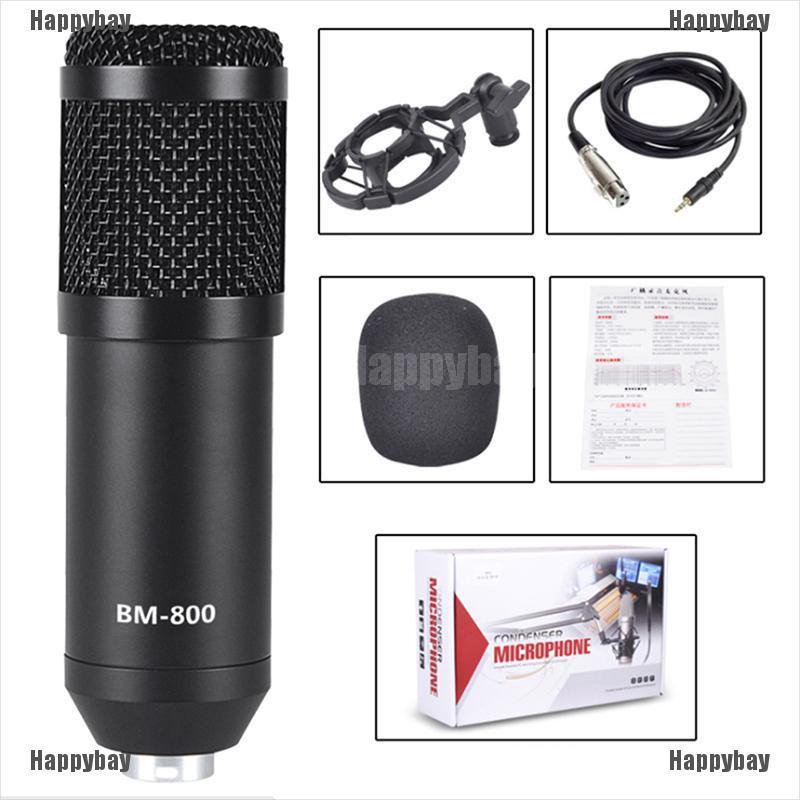 Happybay BM800 Dynamic Condenser Microphone Sound Studio KTV Singing Recording