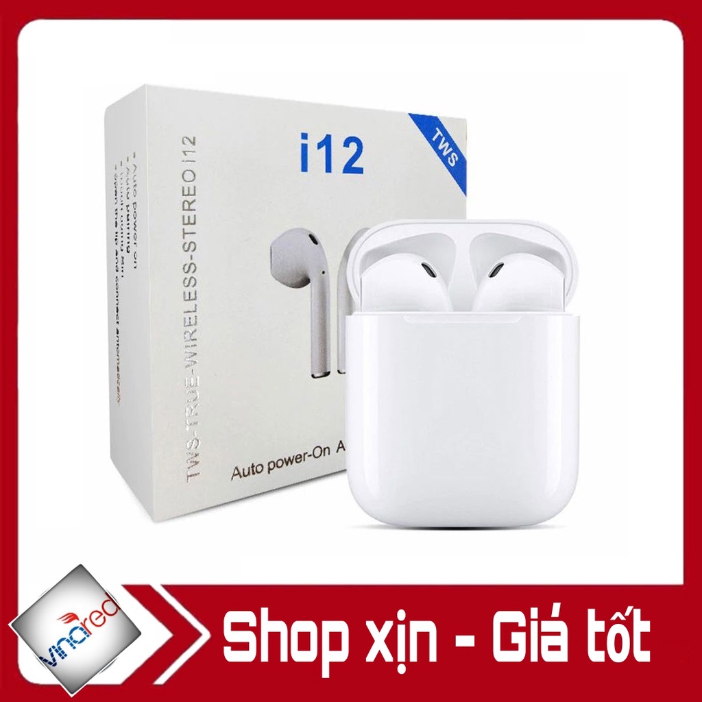 Tai nghe có đế sạc I12 tai nghe bluetooth i12