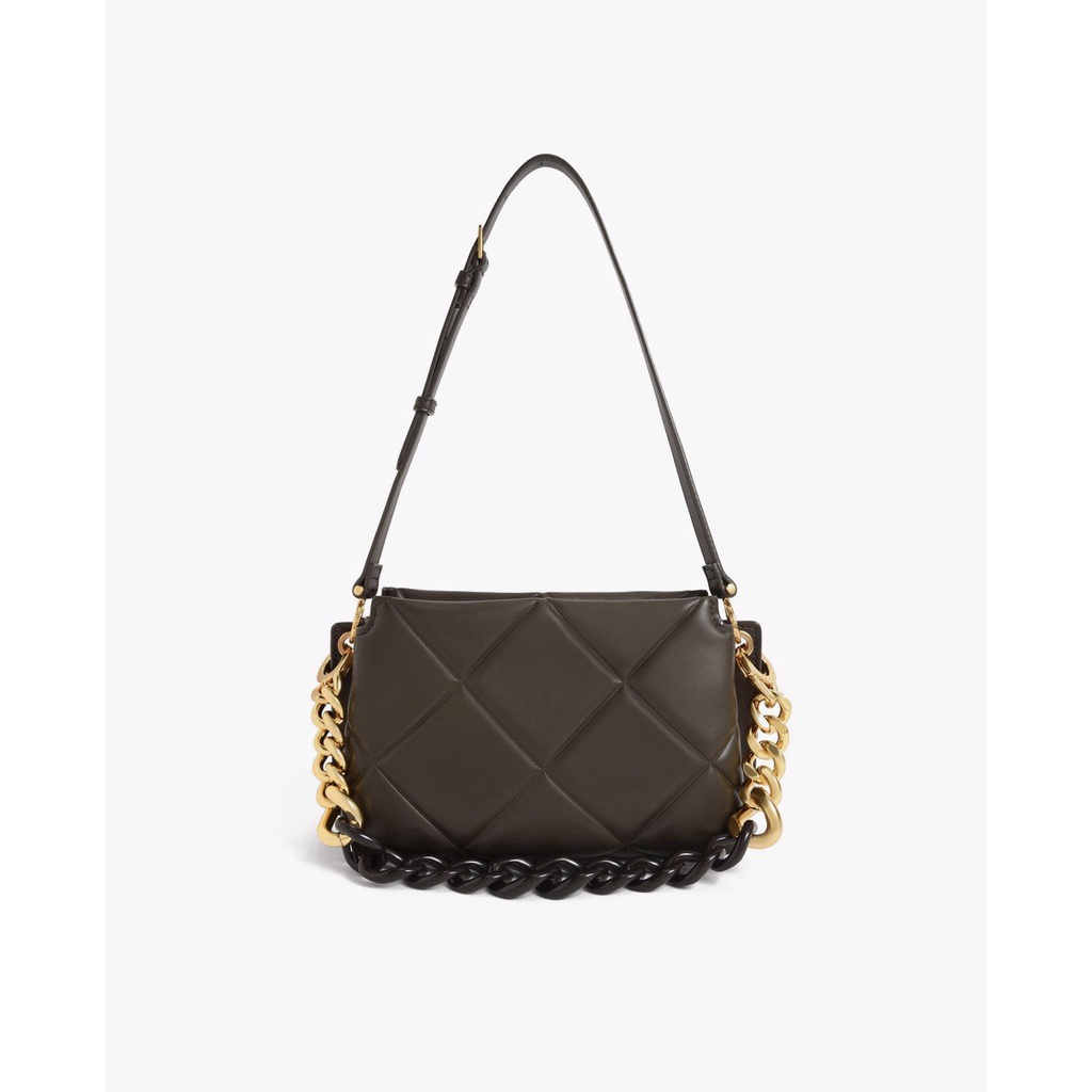 Túi ck dáng hộp Túi cnk ô trám dây xích to size 17 - ZENI.STORE