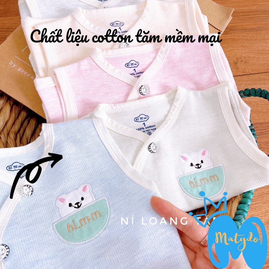 Áo gile cho bé sơ sinh MATYDO cotton nỉ cho ngày lạnh thu đông