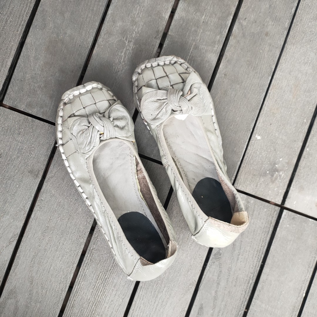 Giày da thật size 36.5 nguyên bản loại 1 secondhand Đồ Si Bon WS21