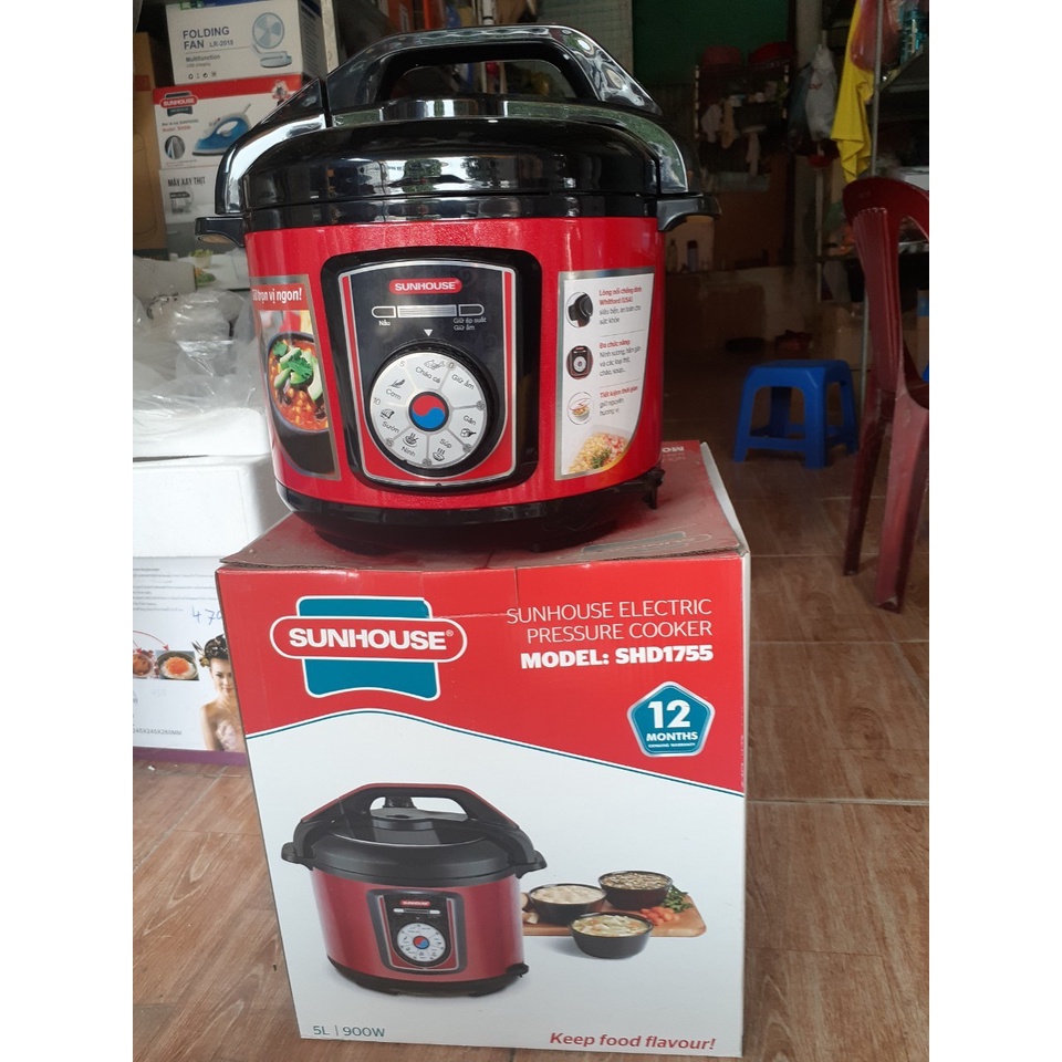Nồi áp suất điện đa năng SUNHOUSE SHD1755