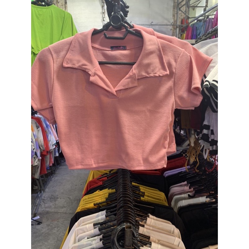 Áo croptop có cổ | BigBuy360 - bigbuy360.vn