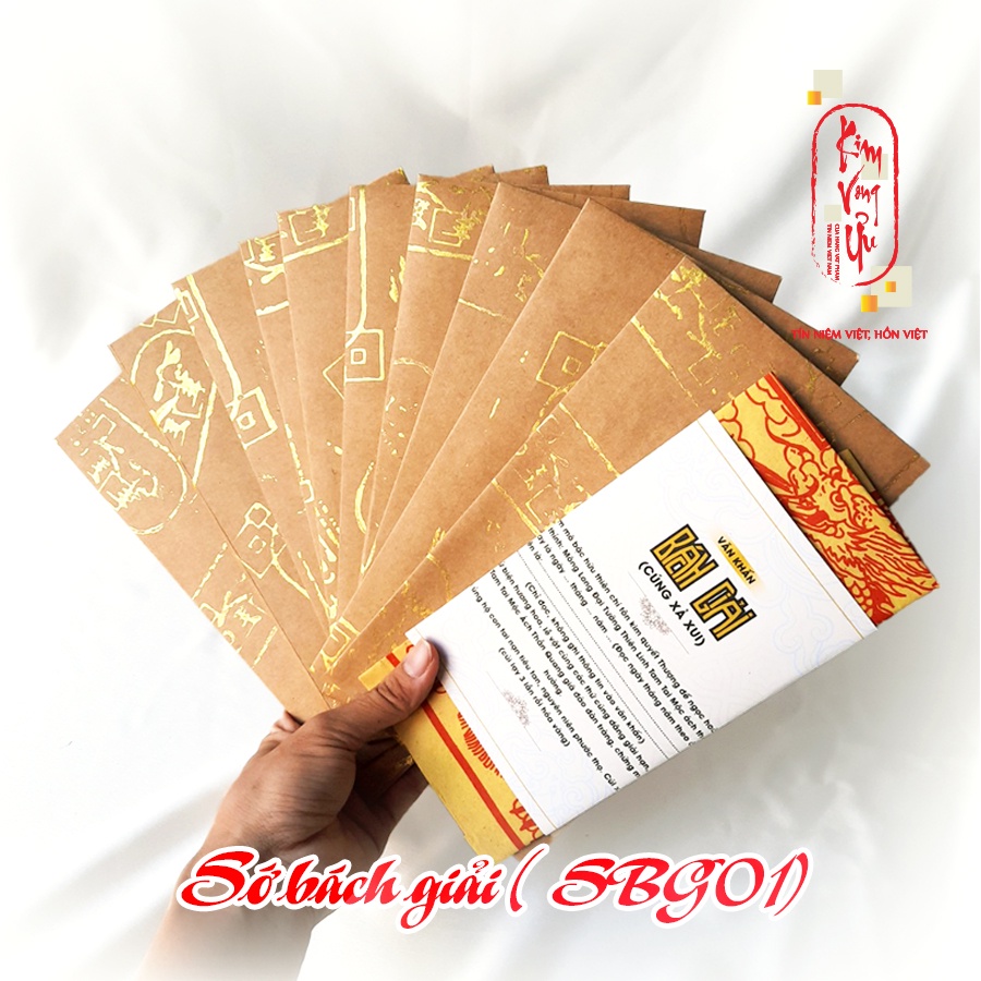 Sớ Bách Giải cúng xả xui Kim Vong Ưu SBG01